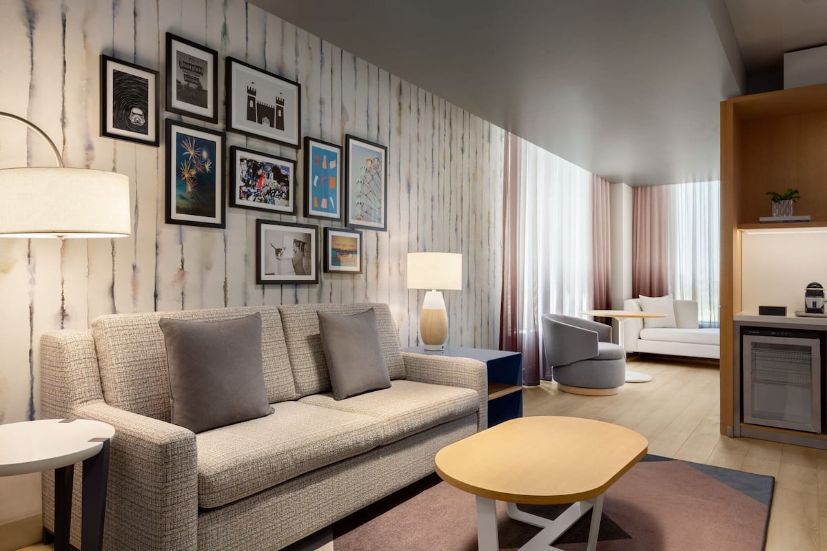 suite, 1 king bed with sofa bed | 1 bedroom, premium bedding, down duvets, in-room safe