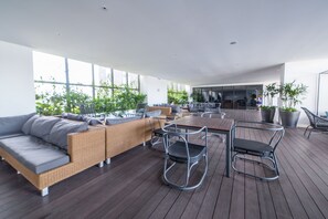 Lobby sitting area