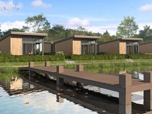 Exterior - Detached Luxury Lodge near Sea (Kamperland)