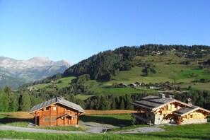 Chalet | View from property - Chalet in Notre-dame Near Ski Lift (Notre-Dame-de-Bellecombe)