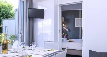 Luxury Chalet With air Conditioning 900 m. From the Beach