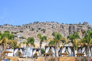 Blick von der Unterkunft