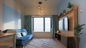 Apartamento exclusivo, 2 habitaciones | Ropa de cama de alta calidad y edredones de plumas