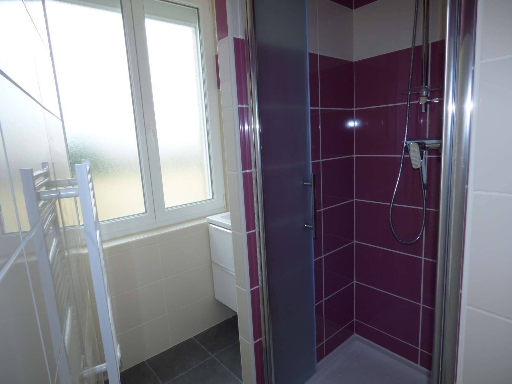 Shower, hair dryer