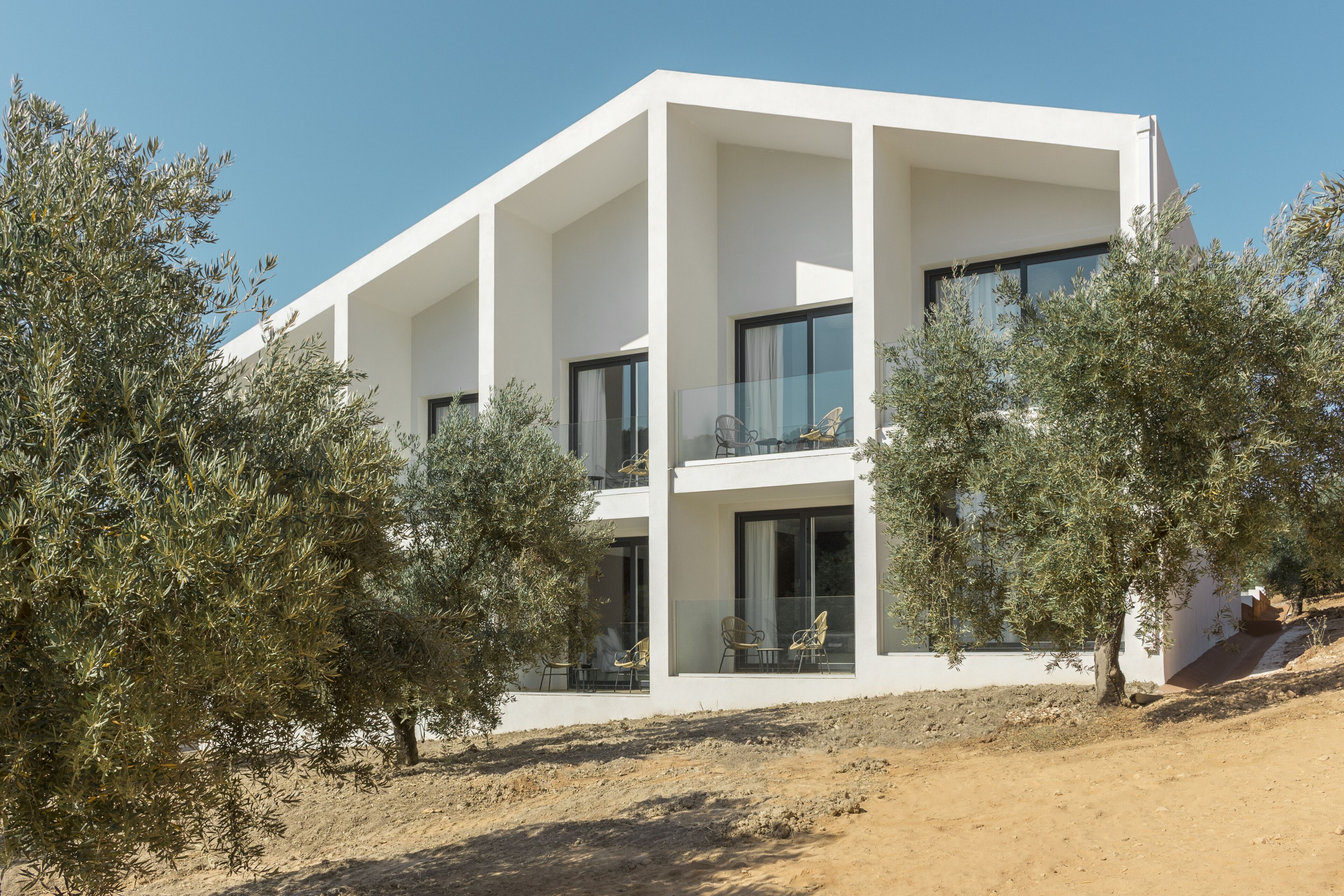 Voorkant van accommodatie