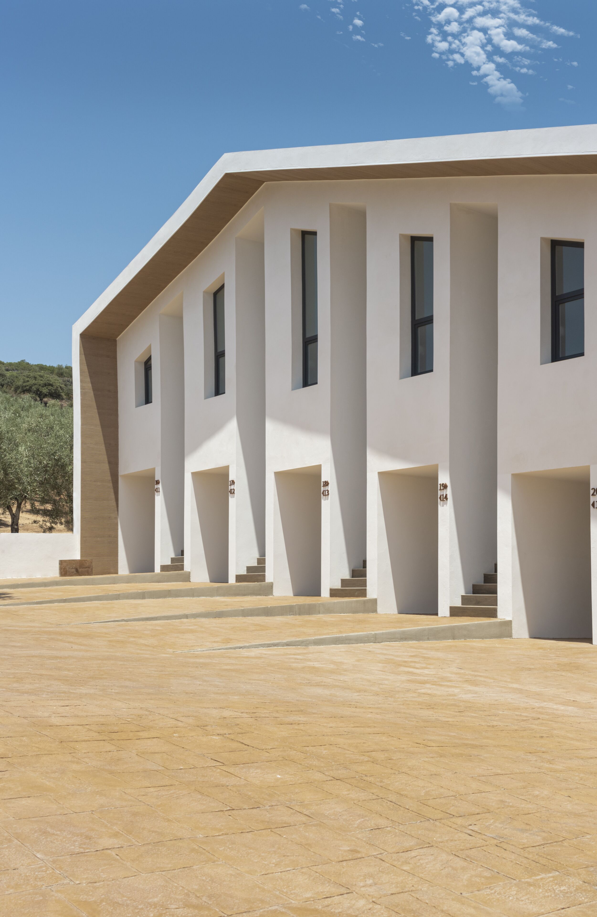 Voorkant van accommodatie