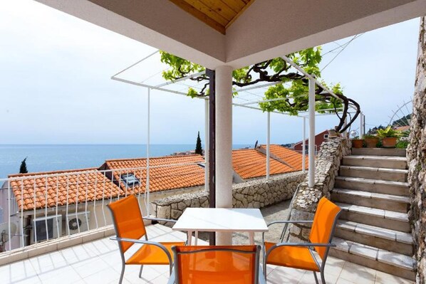 Apartment, 1 Bedroom, Smoking, Patio | Property grounds - Charming Studio Apartment With Beautiful Panoramic sea View (Dubrovnik)