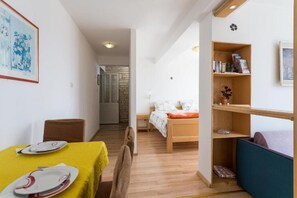 Apartment, 1 Bedroom, Smoking, Patio | Dining - Charming Studio Apartment With Beautiful Panoramic sea View (Dubrovnik)