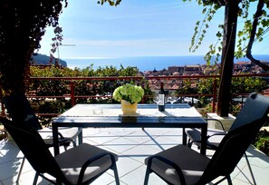 Apartment, 1 Schlafzimmer, Terrasse | Unterkunftsgelände