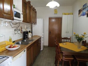 Apartment, 2 Bedrooms, Smoking, Balcony | Private kitchen