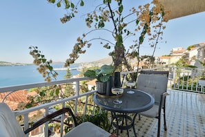Apartment, 2 Bedrooms, Smoking, Patio | Outdoor dining - Apartment With Breathtaking sea View (Trogir)
