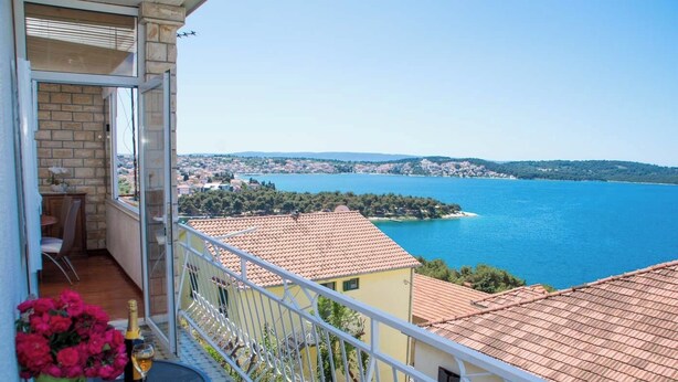 Apartment, 2 Bedrooms, Smoking, Patio | Property grounds - Apartment With Breathtaking sea View (Trogir)