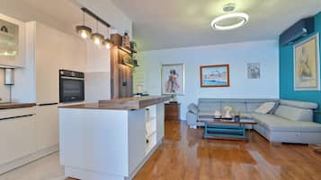 Appartement, 2 chambres, fumeur, patio | Intérieur