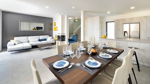 Villa, 4 Bedrooms, Smoking, Private Pool | Dining room - Villa Nina Makarska With Heated Infinity Pool of 33 m2 and Stunning sea Views (Makarska)