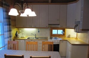 Apartment, 2 Bedrooms | Private kitchen | Full-size fridge, microwave, oven, stovetop