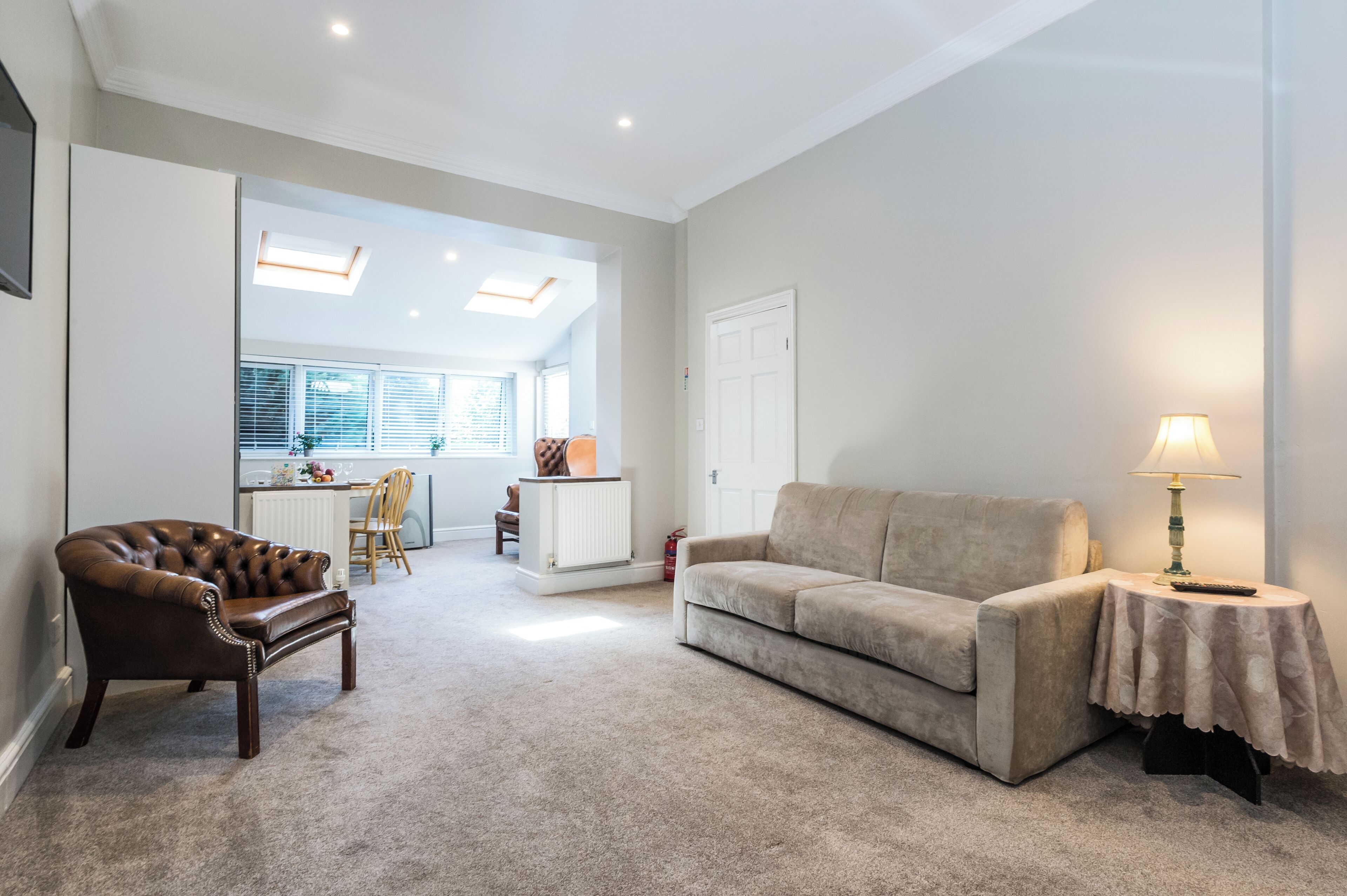 Apartment, 1 Bedroom | Living room | TV