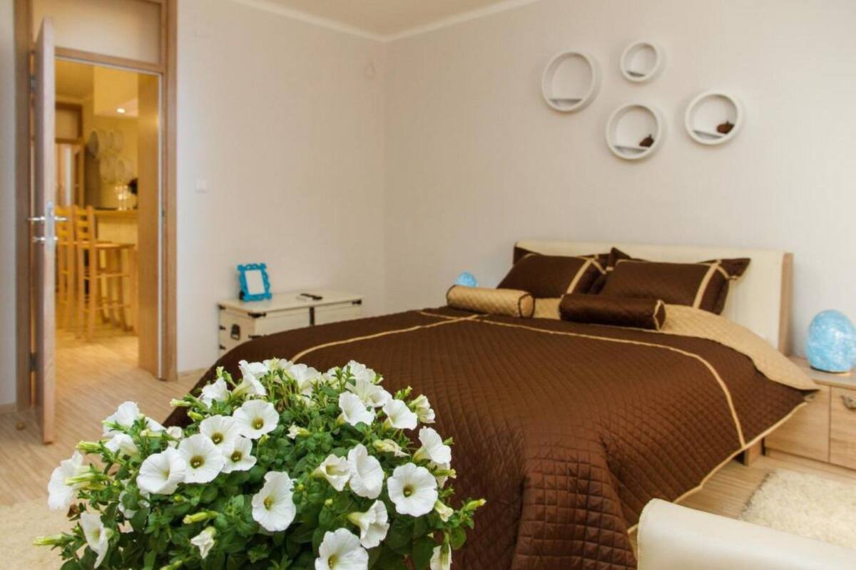 Apartamento luxo | 1 quarto, roupas de cama premium, cofres nos quartos, escrivaninha