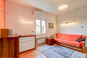 Apartment, 2 Bedrooms, Balcony, Garden View | Living room - The Apartments Consists of two Bedrooms, a Bathroom, a Kitchen and a Living Room (Zadar)