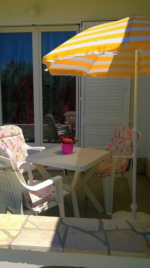 Apartment, 1 Bedroom, Smoking, Balcony | Outdoor dining - Pretty Apartment With Terrace on Island Rab (Rab)