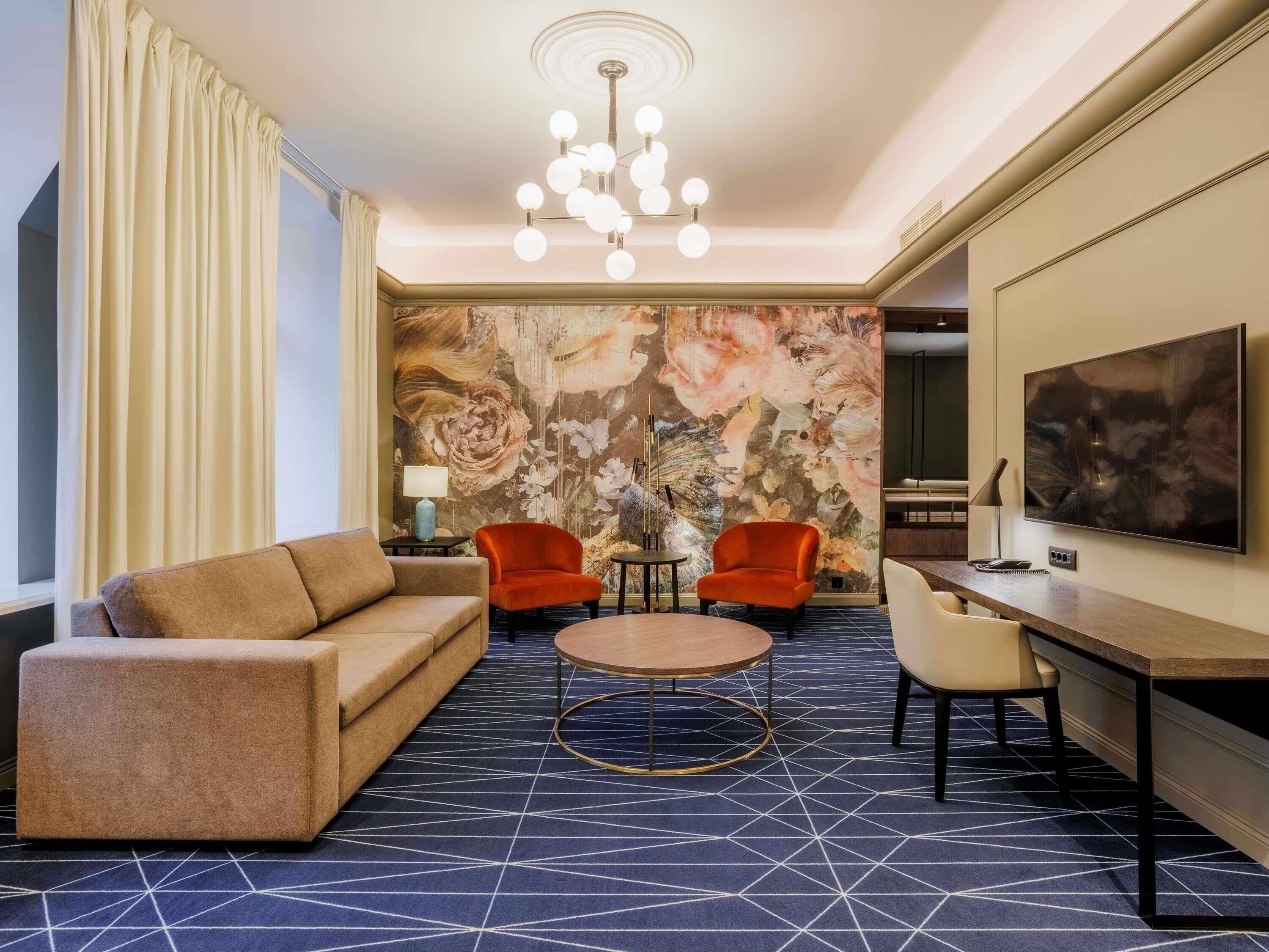 Ropa de cama de alta calidad y minibar 