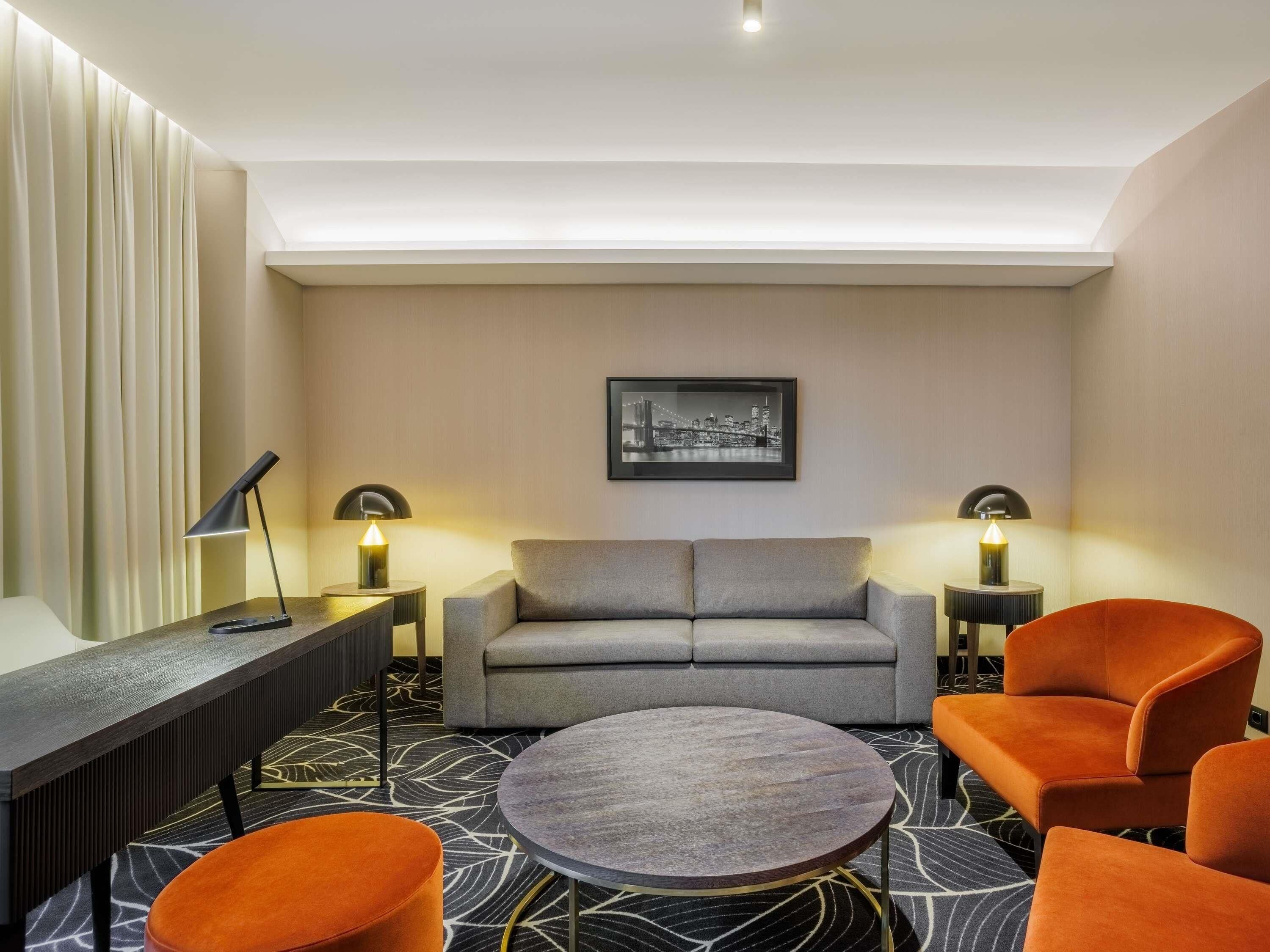 Executive Suite, 1 Double Bed, Balcony | Premium bedding, minibar, in-room safe, desk