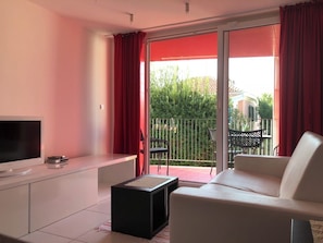 Appartement, 1 chambre, balcon, vue jardin | Balcon