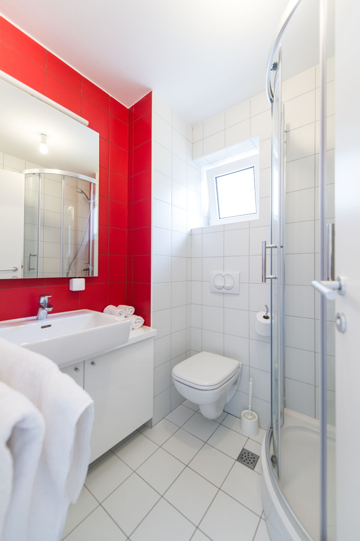 Appartamento, 1 camera da letto, balcone, vista giardino | Bagno