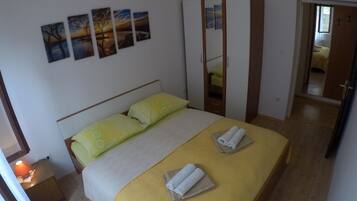 2 chambres, draps fournis