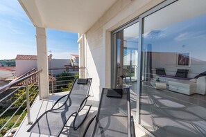 Appartement, 2 chambres, fumeur, balcon | Terrasse/patio