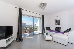 Living area - In Center Near the Marina and Beach With Amazing View (Tribunj)