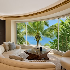 Villa, Multiple Bedrooms, Accessible, Private Pool | Living room