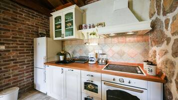 House, 1 Bedroom, Smoking, Terrace | Private kitchen | Fridge, dishwasher, coffee/tea maker, toaster