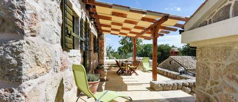 Maison, 1 chambre, fumeurs, terrasse | Terrasse/Patio