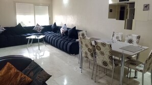 Apartment, 2 Bedrooms, Smoking, Balcony | Dining - Apartment With Terrace (Casablanca)