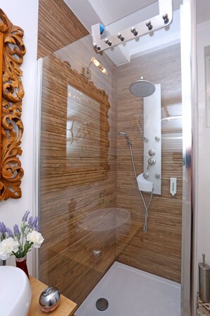 Soap, shampoo, toilet paper
