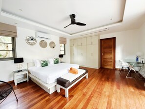 Villa, 2 chambres, fumeurs, piscine privée | 2 chambres, fer et planche à repasser, draps fournis