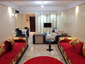 Apartment, 2 Bedrooms, Smoking, Balcony | Living area - Apartment With Terrace (Casablanca)