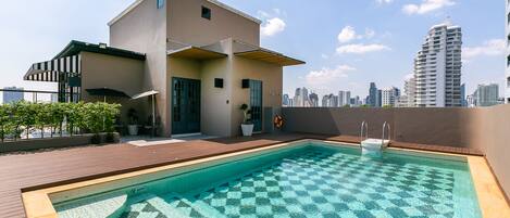 Apartment, 2 Bedrooms, Accessible, Balcony | Pool | Outdoor pool