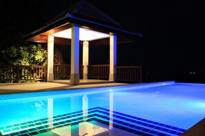 Outdoor pool - Luxurious House With sea View - 2 Swimming Pools (Koh Samui)