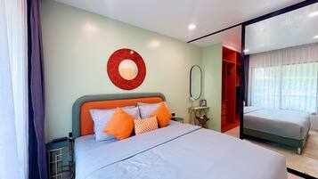 Condo, 1 Bedroom, Accessible, Smoking | 1 bedroom, iron/ironing board, bed sheets