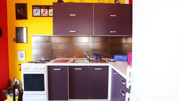 House, 1 Bedroom, Balcony, Ocean View | Private kitchen | Fridge, freezer, dining tables