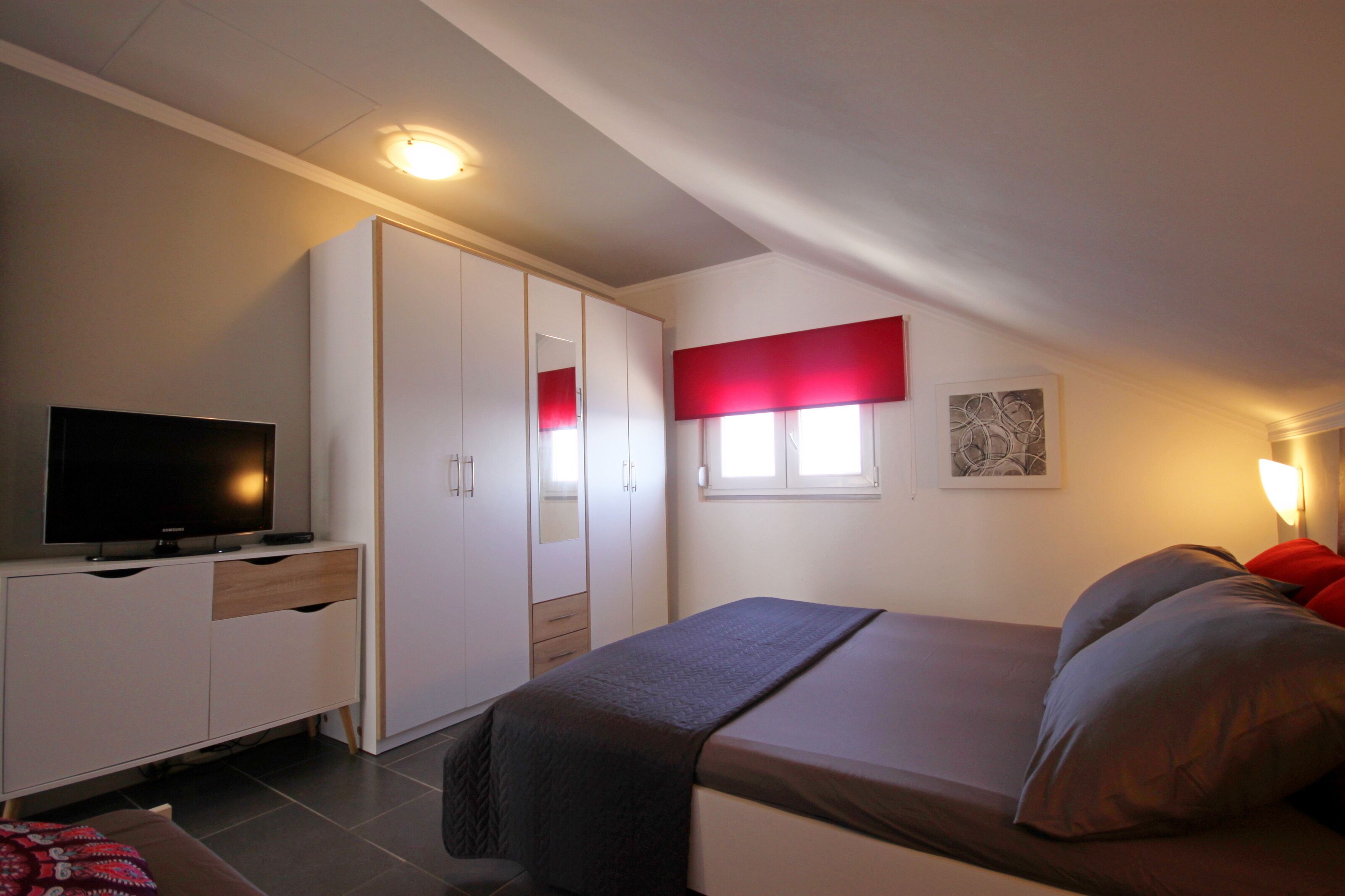 Appartement, 2 slaapkamers, balkon, uitzicht op zee | 2 slaapkamers, wifi