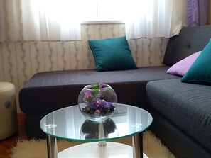Apartment, 2 Bedrooms, Smoking, Balcony | Living area | TV - New And Completely Renovated Apartment 5-1 (Marina)