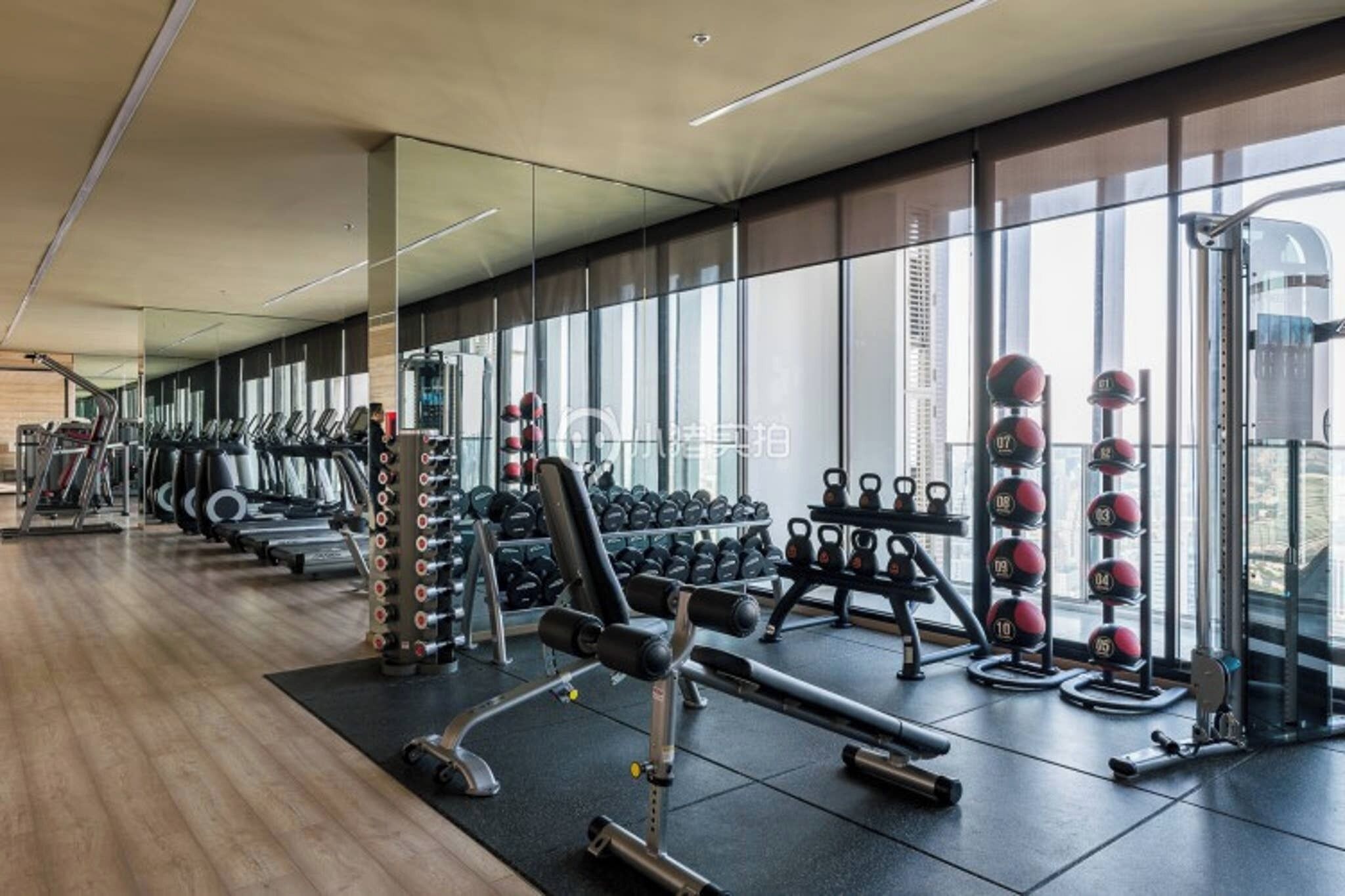 Apartment, 1 Bedroom, Balcony, City View | Fitness facility