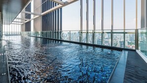 Apartamento, 1 habitación, balcón, vistas a la ciudad | Piscina