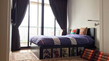 Apartamento, 1 habitación, balcón, vistas a la ciudad | Baño