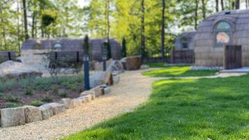 Blick auf den Garten