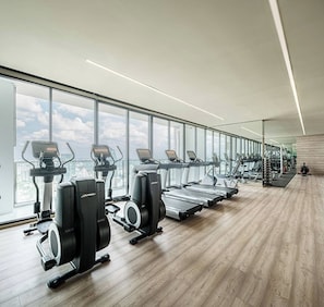 Apartment, 1 Bedroom, Accessible, Balcony | Fitness facility