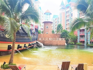 Condo, 1 quarto, para fumantes, sacada | Piscina | Piscina externa