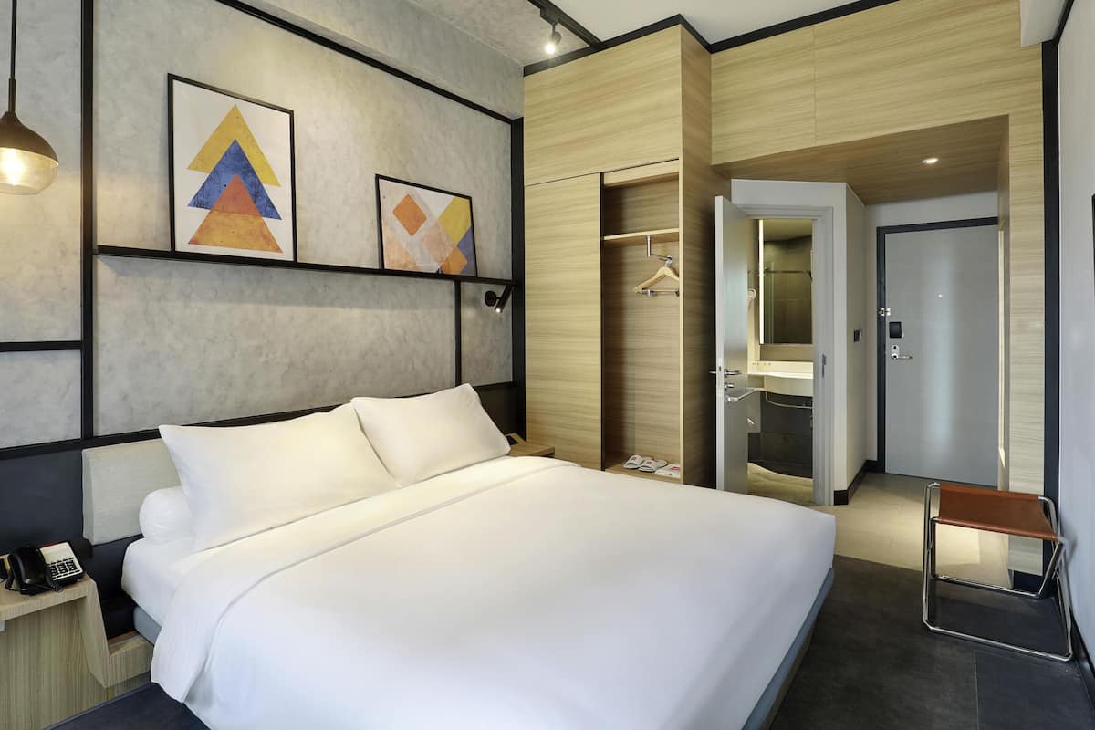 In-room safe, desk, blackout curtains, iron/ironing board
